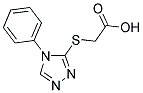 (4-PHENYL-4 H-[1,2,4]TRIAZOL-3-YLSULFANYL)-ACETIC ACID 结构式