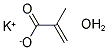 POTASSIUM METHACRYLATE, HEMIHYDRATE 结构式