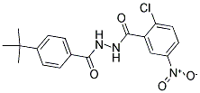 N'1-[4-(TERT-BUTYL)BENZOYL]-2-CHLORO-5-NITROBENZENE-1-CARBOHYDRAZIDE 结构式