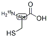 L-半胱氨酸-15N 结构式