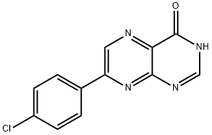 7-(4-CHLOROPHENYL)PTERIDIN-4(3H)-ONE 结构式