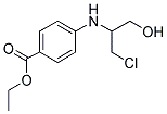 Ethyl 4-([2-chloro-1-(hydroxymethyl)ethyl]amino)benzoate 结构式