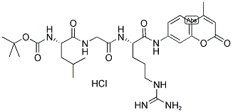 BOC-LEU-GLY-ARG-AMC HCL 结构式