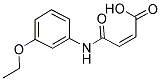 3-(3-ETHOXY-PHENYLCARBAMOYL)-ACRYLIC ACID 结构式
