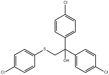 1,1-双(4-氯苯基)-2-((4-氯苯基)硫代)乙醇 结构式