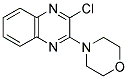 3-(4-吗啉基)-2-氯喹喔啉 结构式