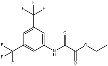 ETHYL 2-[3,5-DI(TRIFLUOROMETHYL)ANILINO]-2-OXOACETATE 结构式