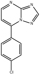 7-(4-CHLOROPHENYL)[1,2,4]TRIAZOLO[1,5-A]PYRIMIDINE 结构式