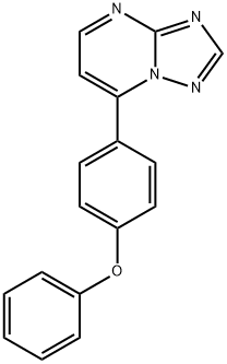 7-(4-PHENOXYPHENYL)[1,2,4]TRIAZOLO[1,5-A]PYRIMIDINE 结构式