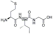 H-Met-Ile-Gly-OH 结构式
