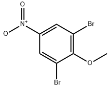 1,3-DIBROMO-2-METHOXY-5-NITROBENZENE 结构式