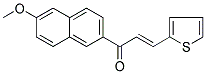 1-(6-METHOXY-2-NAPHTHYL)-3-(2-THIENYL)PROP-2-EN-1-ONE 结构式