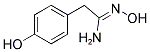 N'-HYDROXY-2-(4-HYDROXYPHENYL)ETHANIMIDAMIDE 结构式
