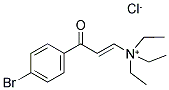 [3-(4-溴苯)-3-氧丙-1-炔基]三乙基氯化铵 结构式