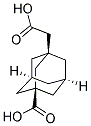 3-(CARBOXYMETHYL)ADAMANTANE-1-CARBOXYLIC ACID 结构式