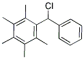 1-[CHLORO(PHENYL)METHYL]-2,3,4,5,6-PENTAMETHYLBENZENE 结构式