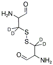 DL-CYSTINE-3,3,3',3'-D4 结构式
