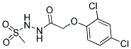 2-(2,4-Dichlorophenoxy)-N-((methylsulfonyl)amino)ethanamide 结构式