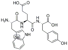 H-TRP-GLU-TYR-OH 结构式