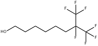 7,8,8,8-四氟-7-(三氟甲基)辛-1-醇 结构式