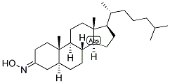 5-alpha-Cholestan-3-one oxime 结构式