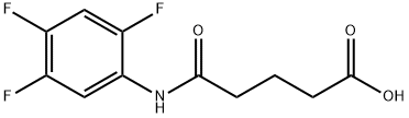 5-OXO-5-(2,4,5-TRIFLUOROANILINO)PENTANOIC ACID 结构式