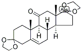 5-Androsten-3,11,17-trione 3,17-diethyleneketal 结构式