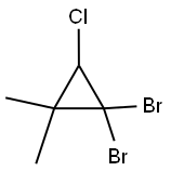 1,1-DIBROMO-3-CHLORO-2,2-DIMETHYLCYCLOPROPANE 结构式