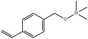 (乙烯基苯氧基)三甲基硅烷 结构式
