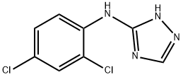 N-(2,4-DICHLOROPHENYL)-1H-1,2,4-TRIAZOL-5-AMINE 结构式