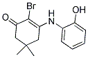 2-BROMO-3-((2-HYDROXYPHENYL)AMINO)-5,5-DIMETHYLCYCLOHEX-2-EN-1-ONE 结构式