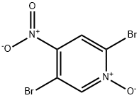 2,5-二溴-4-硝基吡啶氮氧化物 结构式