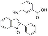 3-((1-Oxo-2-phenylinden-3-yl)amino)benzoic acid 结构式