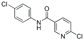 N3-(4-CHLOROPHENYL)-6-CHLORONICOTINAMIDE 结构式