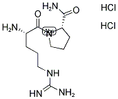 H-ARG-PRO-NH2 · 2 HCL 结构式