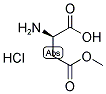 H-D-ASP(OME)-OH·HCL 结构式