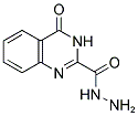 4-OXO-3,4-DIHYDRO-QUINAZOLINE-2-CARBOXYLIC ACID HYDRAZIDE 结构式