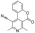 2,4-DIMETHYL-5-OXO-5H-CHROMENO[3,4-C]PYRIDINE-1-CARBONITRILE 结构式