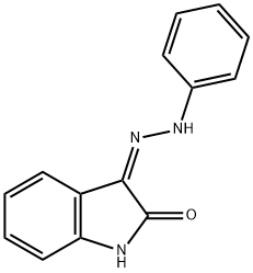 3-(PHENYLHYDRAZIDYL)-2-OXOINDOLINE 结构式