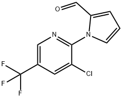 1-(3-氯-5-(三氟甲基)吡啶-2-基)-1H-吡咯-2-甲醛 结构式