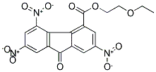 2-ETHOXYETHYL 2,5,7-TRINITRO-9-OXO-9H-FLUORENE-4-CARBOXYLATE 结构式