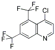 5,7-BIS(TRIFLUOROMETHYL)-4-CHLOROQUINOLINE 结构式