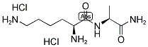 H-Lys-Ala-NH2 hydrochloride salt 结构式
