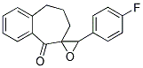 2-(4-FLUOROBENZYLIDENE)-1-BENZOSUBERONE EPOXIDE 结构式