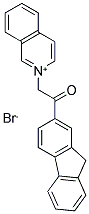 1-(9H-2-FLUORENYL)-2-(2-ISOQUINOLINIUMYL)-1-ETHANONE BROMIDE 结构式