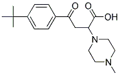 4-[4-(TERT-BUTYL)PHENYL]-2-(4-METHYLPIPERAZINO)-4-OXOBUTANOIC ACID 结构式