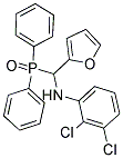 N1-[(DIPHENYLPHOSPHORYL)(2-FURYL)METHYL]-2,3-DICHLOROANILINE 结构式