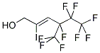 4,5,5,6,6,6-Hexafluoro-4-trifluoromethyl-2-iodo-2-hexen-1-ol 结构式