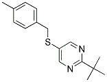 2-(TERT-BUTYL)-5-[(4-METHYLBENZYL)THIO]PYRIMIDINE 结构式