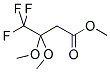METHYL 4,4,4-TRIFLUORO-3,3-DIMETHOXYBUTANOATE 结构式